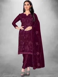 Maroosh Ethnic Motifs Embroidered Organza Unstitched Dress Material