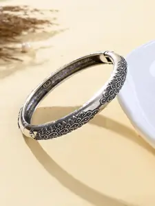 Silvermerc Designs Silver-Plated Oxidised Bangle