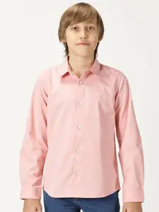 French Connection Boys Premium Spread Collar Solid Cotton Casual Shirt