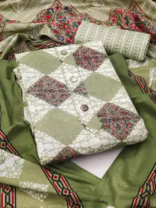 Peachmode Printed Pure Cotton Unstitched Dress Material