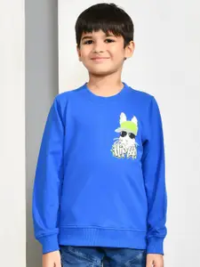 YOUMAA Boys Printed Cotton Sweatshirt