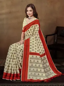 Anouk Woven Design Khadi Saree