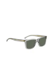HUGO Men Square Sunglasses with UV Protected Lens 206467KB755QT
