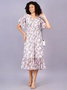 BAESD Women Fit & Flare Midi Dress