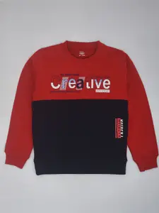 YOUMAA Boys Printed Full Sleeves Sweatshirt