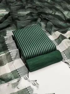 Maroosh Striped Unstitched Dress Material