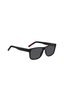 HUGO Men Square Sunglasses with UV Protected Lens 20647580757IR-BLACK