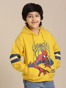 Kids Ville Spiderman Printed Oversize Fit Hoodie For Boys