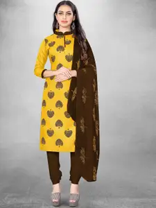 Maroosh Floral Embroidered Unstitched Dress Material