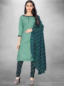 Maroosh Geometric Embellished Unstitched Dress Material