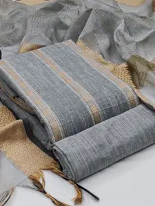 Maroosh Striped Woven Design Cotton Jacquard Unstitched Dress Material