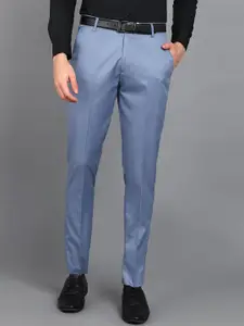 VEI SASTRE Plus Size Sky Blue Stretchable Formal Trouser