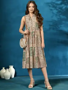 Anouk Women Fit & Flared Midi Ethnic Dresses