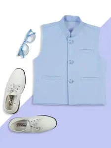 Sangria  Boys Sleeveless Nehru Jackets