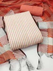 Maroosh Geometric Printed Unstitched Dress Material