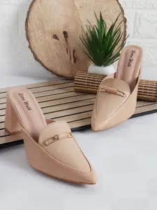 Retro Walk Women Embellished Block with Heels