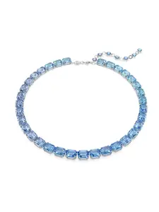 SWAROVSKI Rhodium-Plated Crystal-Studded Necklace