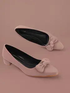 Lavie Women Pointed Toe Kitten Pumps  with Bows