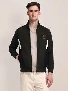 U.S. Polo Assn. Men Colourblocked Sweatshirt