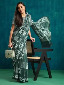 RACHNA Checked Ready to Wear Saree