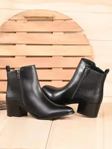 The Roadster Lifestyle Co Women Block-Heeled Casual Boots