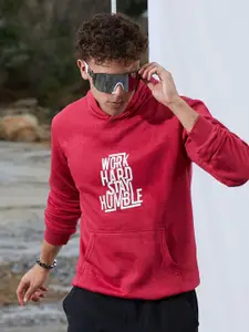 Campus Sutra Men winters Hooded Sweatshirt