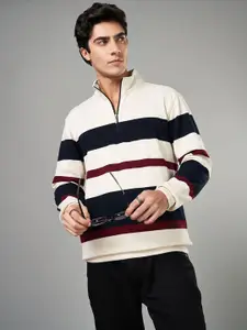 SF JEANS by Pantaloons Men High Neck Pullover Sweatshirt