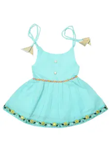 BAESD Infants Girls Mangala Gowri Cotton Ethnic Dress