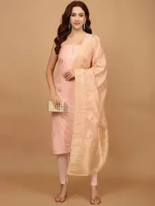 Meena Bazaar Woven Design Unstitched Dress Material