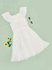 Pantaloons Junior Pantaloons Girls Junior Fit & Flare Solid Dress