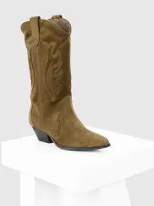 Oroh Women Block Heel Cowboy Boots