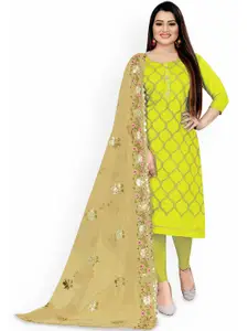 Maroosh Geometric Embroidered Zari Unstitched Dress Material