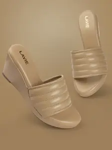 Lavie Women Embellished Kitten Pumps with Laser Cuts