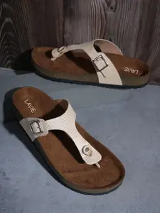 Lavie Women T-Strap Flats with Buckles