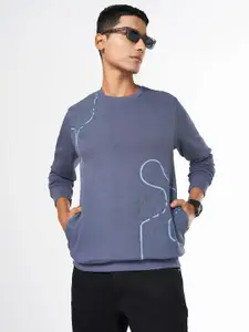 SF JEANS by Pantaloons Men Printed Pullover Sweatshirt