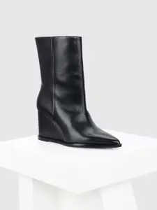 Oroh Women Pointed Toe Wedge Heel Regular Boots