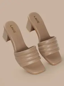 Lavie Textured Kitten Pumps with Laser Cuts