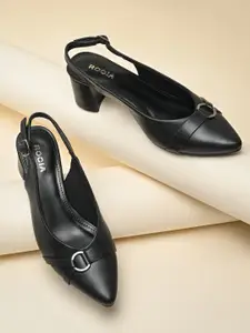 Rocia Women Block Pumps with Bows