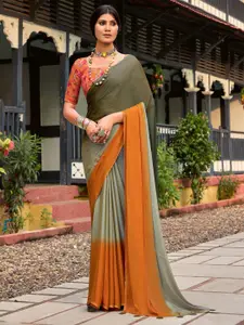 Saree mall Ombre Sequinned Sarees