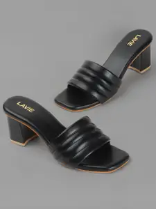 Lavie Textured Kitten Pumps with Laser Cuts