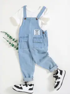 INCLUD Boys T-shirt with Denim Dungaree