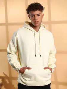 Campus Sutra Men Hooded Sweatshirt