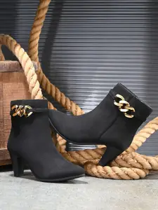 The Roadster Lifestyle Co Women Kitten-Heeled Chelsea Boots