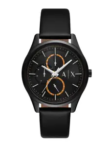 Armani Exchange Men Dial & Leather Straps Analogue Watch AK_AX1886