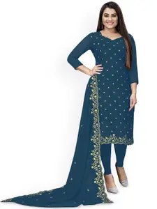Maroosh Embellished Zari Unstitched Dress Material