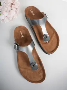 Lavie Women T-Strap Flats with Buckles