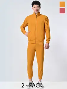 BAESD Men Solid Pack Of 2 Tracksuits