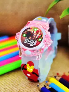 Shocknshop Boys Printed Dial & Straps Digital Watch 340 Ironman SkyBlue