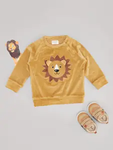 Pantaloons Baby Boys Round Neck Pullover Sweatshirt