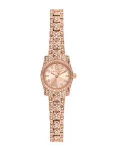 Michael Kors Women Rose Gold Dial & Stainless Steel Straps Analogue Watch AK_MK4863